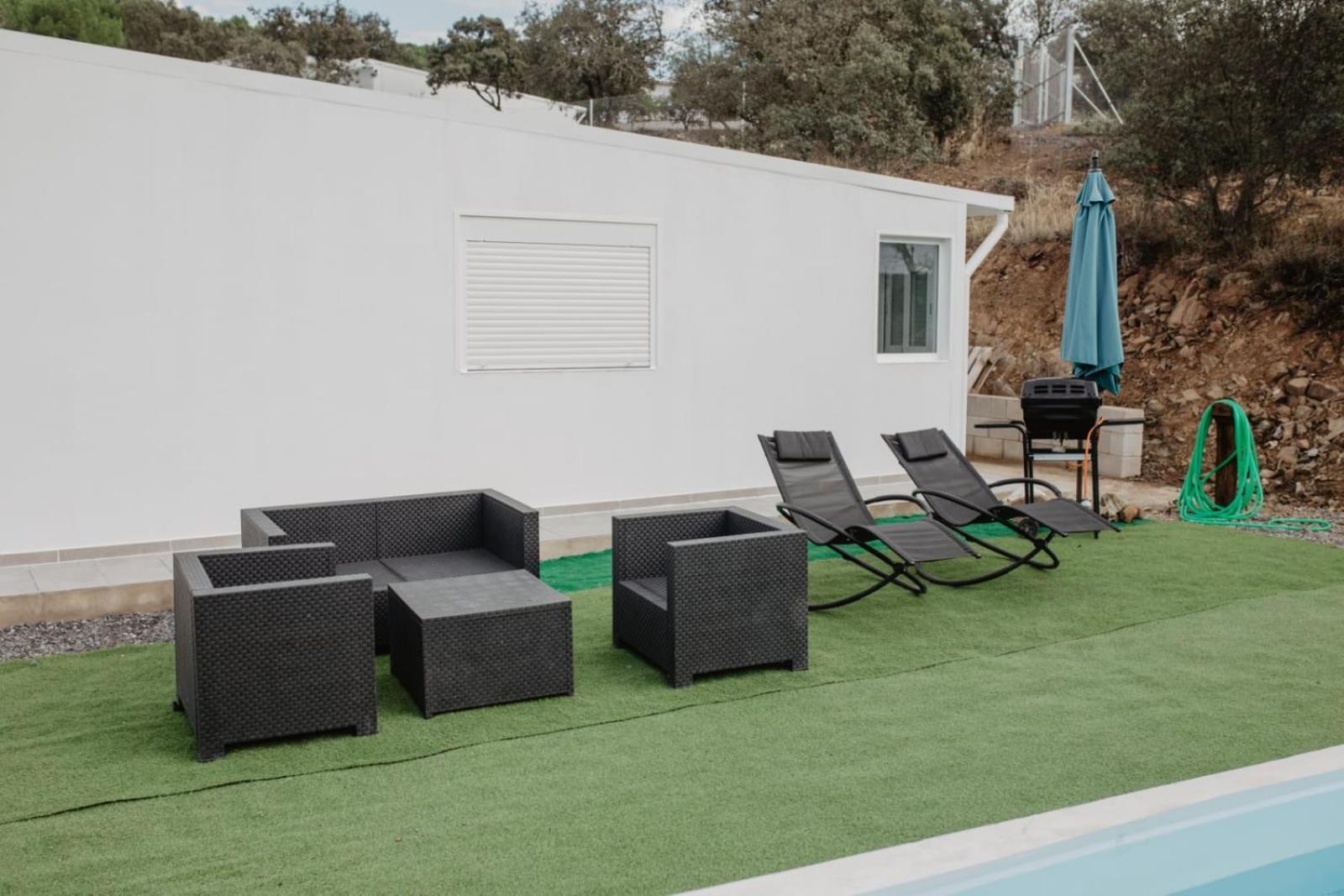 Casa En El Lago.Unmillondeestrellas Villaharta Exteriér fotografie